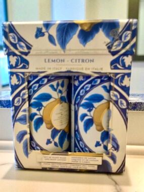 Alchimia Soap Lemon Hand Wash & Body Lotion Set 16.9 oz Each Made in Italy Lot